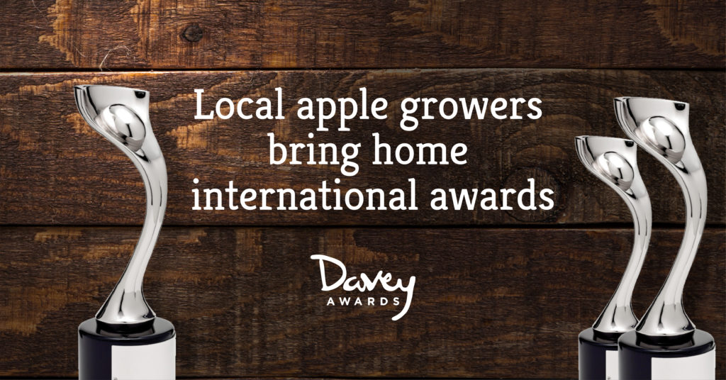 Crunch Time Apple Growers Wins Three Davey Awards